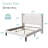 Chic Velvet Upholstered Platform Bed With Storage Shelf And Charging Station Wingback Headboard, Wooden Slats-1061874378-1061874376