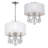 Elane 3-Light Drum Pendant with Crystal Accents
