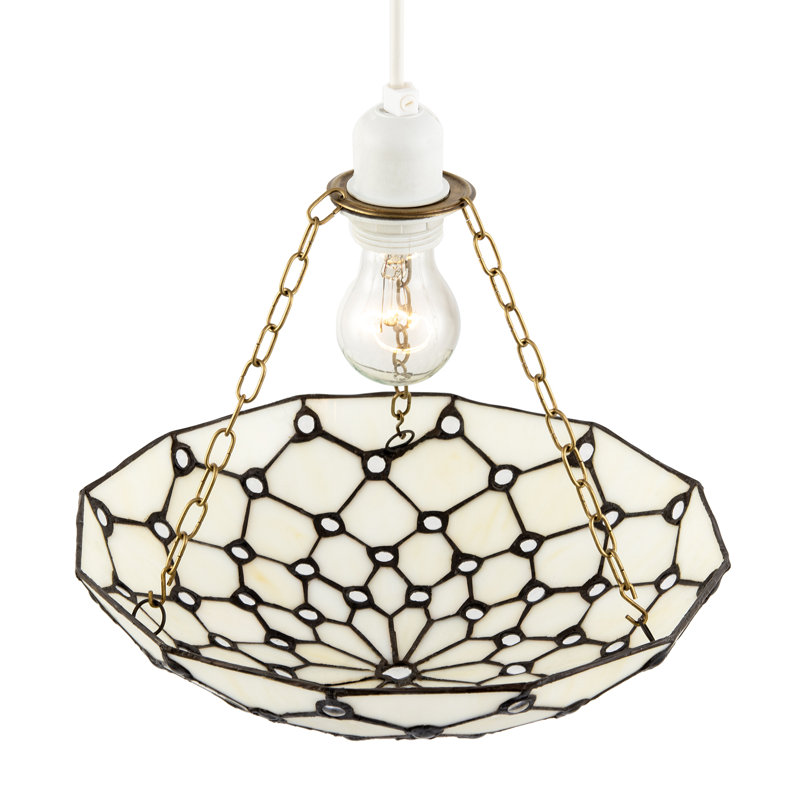 9cm H Glass Pendant Shade ( Screw On ), Clear