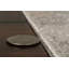 Tapis oriental en polyester tissé à la machine en beige / gris-86879703