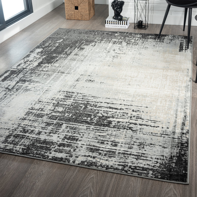 Tapis anthracite Gouverneur, Rectangle 8 pi x 10 pi