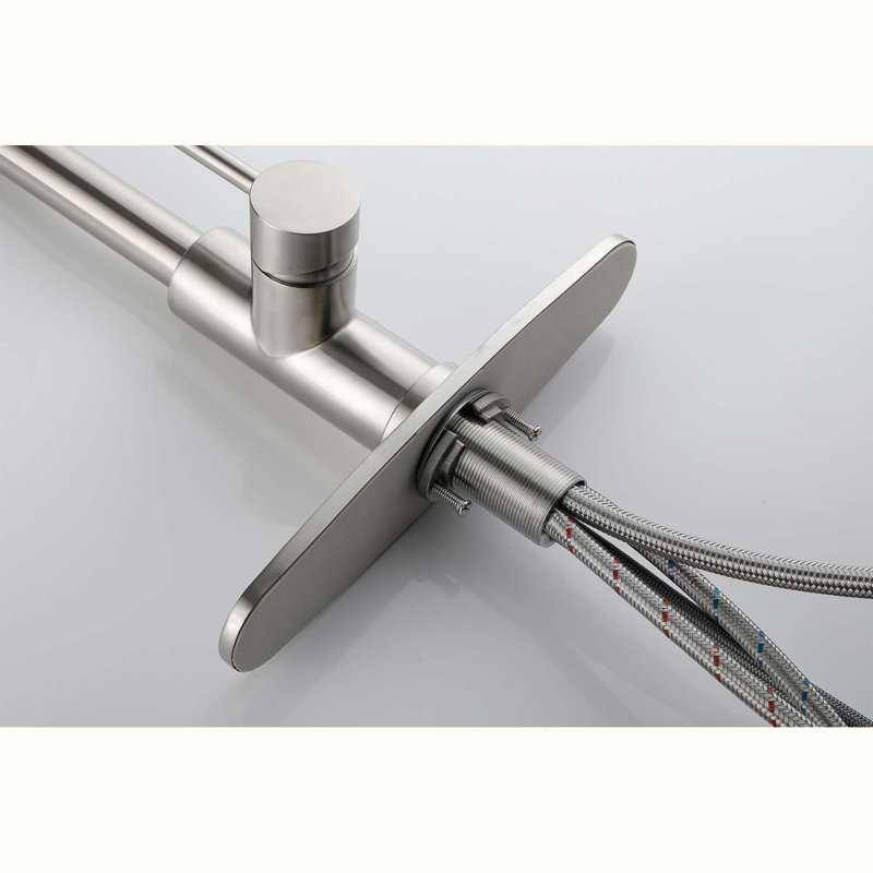 HOOSENG Pull Out Touch Kitchen Faucet, Brushed Nickel