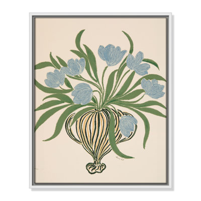 Colette "La Poire Blue Tulips" Print
