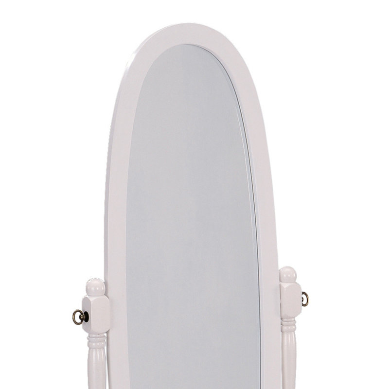 Miroir sur pied 59,25 po, Blanc