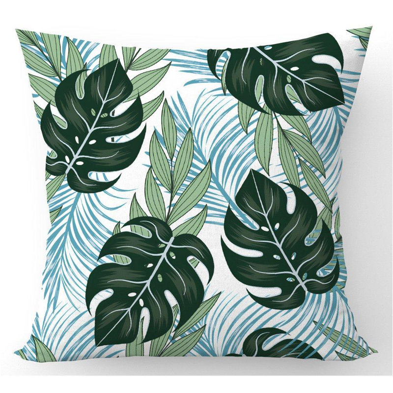 Salter Tropical Floral Square Throw Cushion