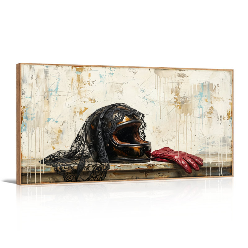 Ensemble d'une toile abstraite, 40“W x 20”H, Natural