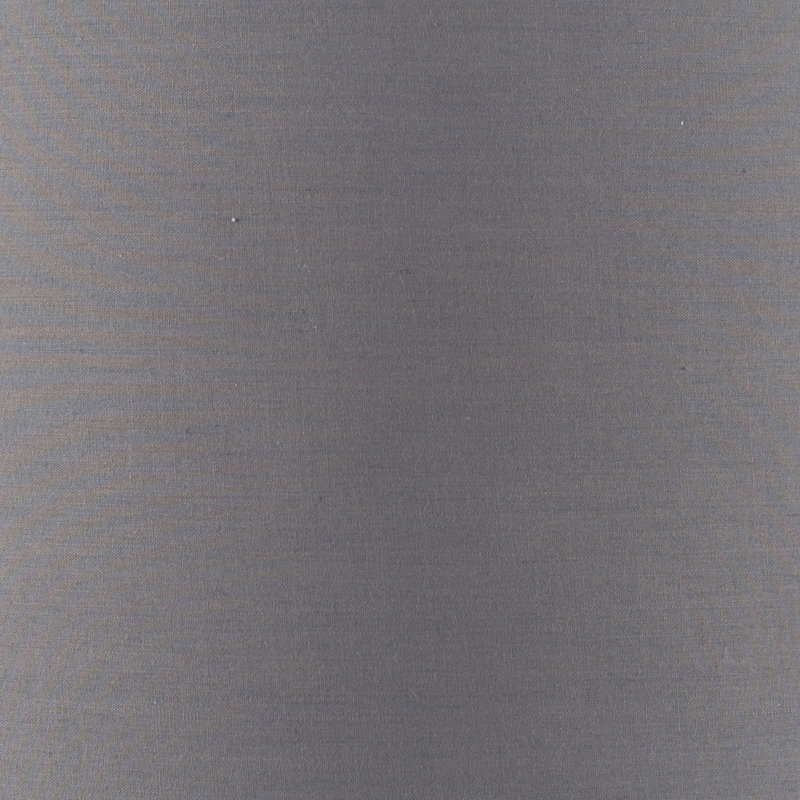 Loranger 17cm H Polycotton Drum Lamp Shade ( Screw On ) in Steel Grey, 20cm H x 30cm W x 30cm D