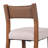 Natalina Rustic Bar Stool,Solid Wood Frame