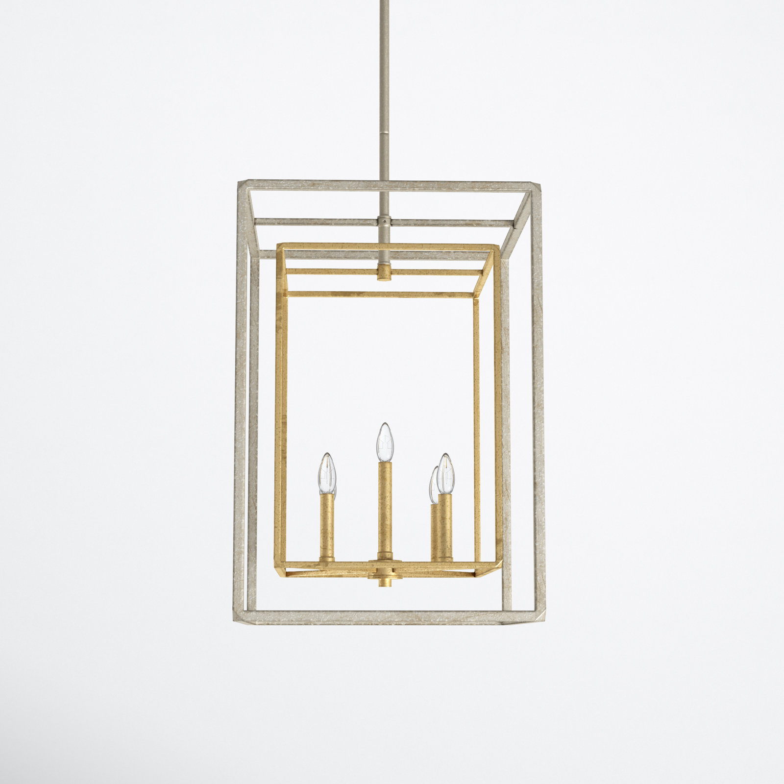 Carina 5 - Light Dimmable Lantern Chandelier, Gold