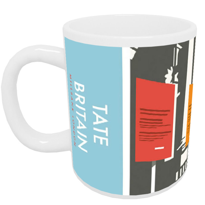Castro Earthenware Coffee Mug, Blue