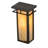 Portico Mission Bronze Flush Mounted Sconce