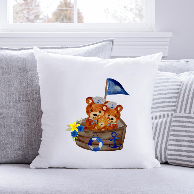 Aleiny Reversible Throw Pillow, 20"H x 20"W