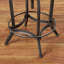 Tabouret de bar pivotant en bois massif à hauteur réglable-537003424-537003435
