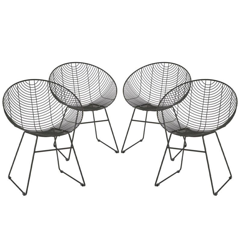 46.5cm H Cross Back Side Chair
