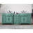 Arrio 90.25'' Double Bathroom Vanity with Carrara Marble Top-936545375