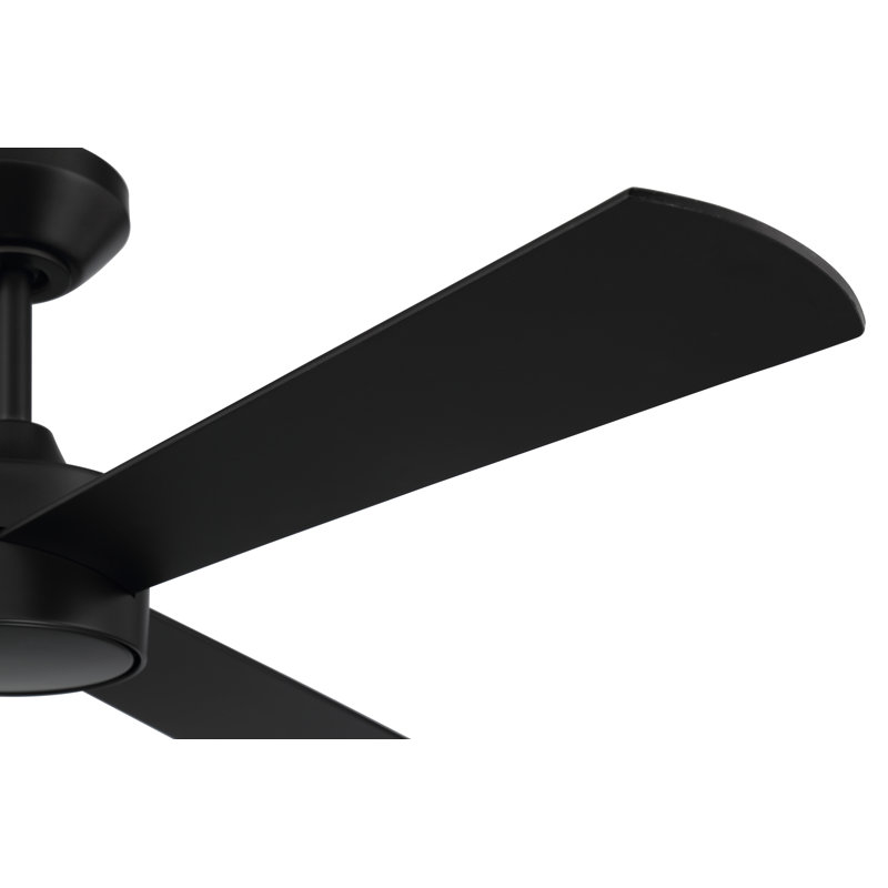 Provision 52'' Ceiling Fan, Flat Black
