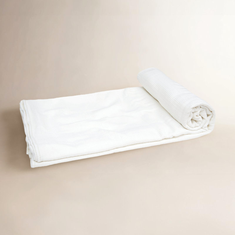Beacon White Throw, 80" x 96"