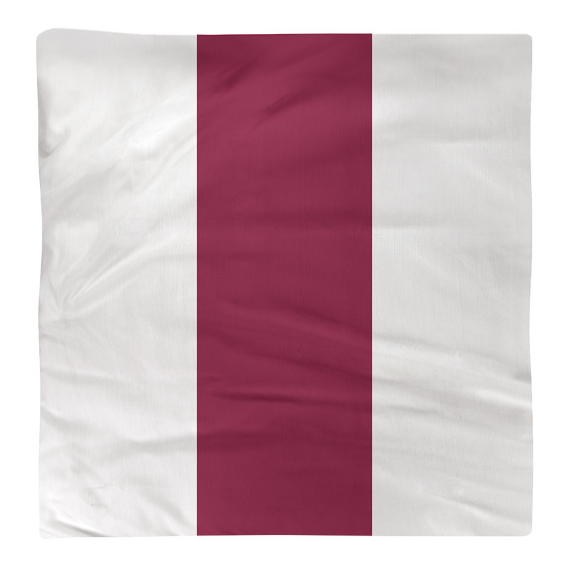 Serviette tempe arizona, H 10 po x l 10 po x P 0,25 po, Blanc / marron / blanc, Polyester sergé
