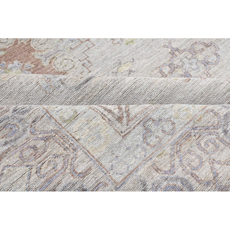 Oushak Hand Knotted Wool Oriental Rug