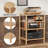 4-Tier Wooden AV Media Stand With Game Console Shelf And Audio Rack For Multifunctional Use-212507799