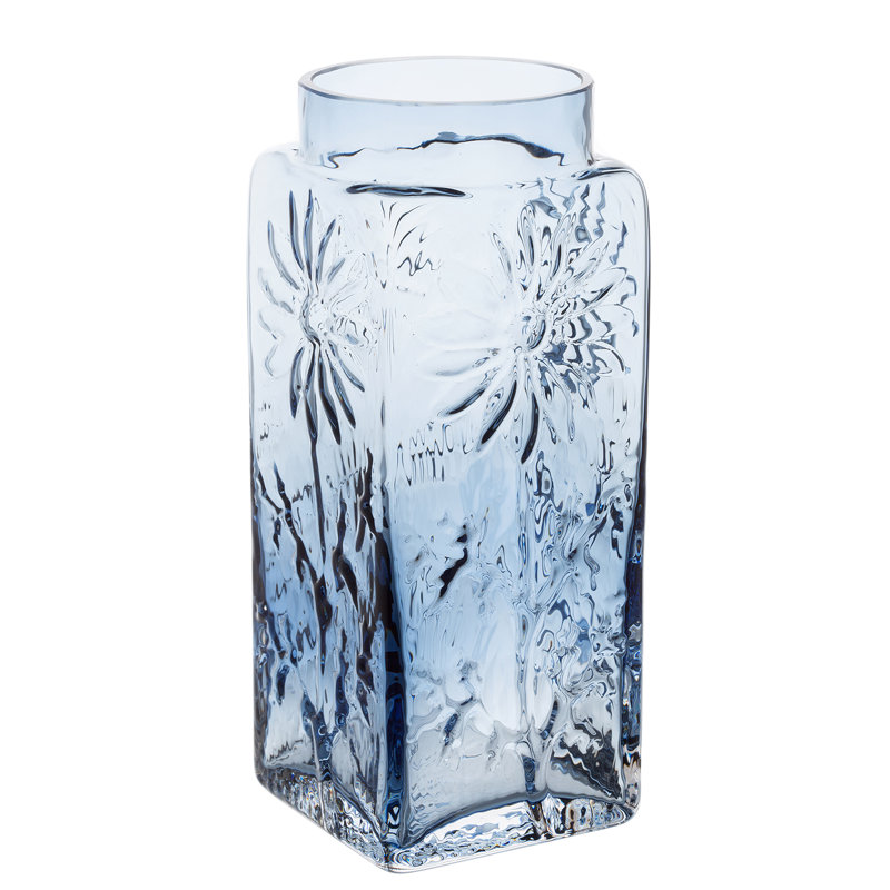Marguerite 53.34Cm Crystal Table Vase, Ink Blue