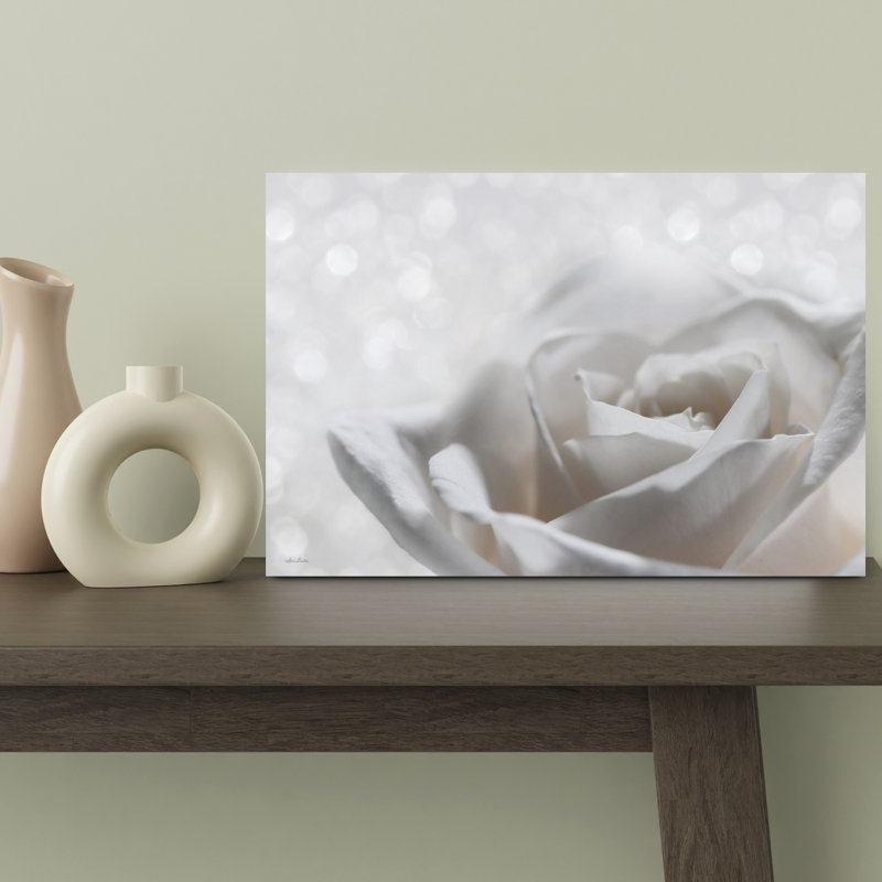 Sophisticated Glam Rose 1 Piece Wrapped Canvas Wall Art, 30.48cm H x 45.72cm W