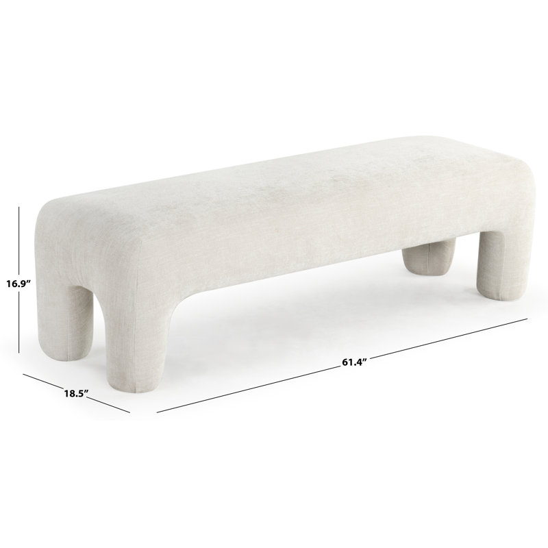 Tamlyn Performance Fabric Bench, Beige