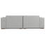 Ensemble de canapé et repose-pieds modulaire Rex de 88 pouces de large avec canapé 2 places et repose-pieds de table assorti de 34 pouces de large