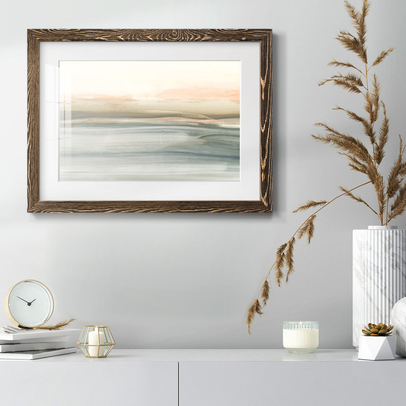 Atlantic Sunrise II, Noyer, H 18 po x l 26 po x P 1,5 po