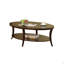 Ensemble de 3 tables basses ovales avec tables de bout Perth