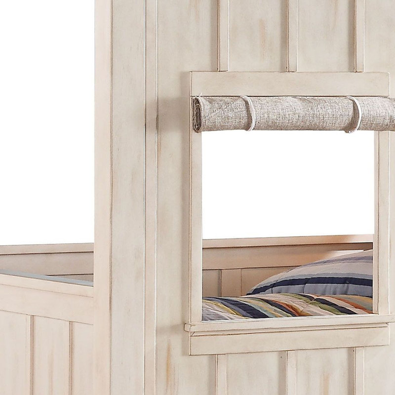 Diemer Kids Full, Weathered White/Washed Gray