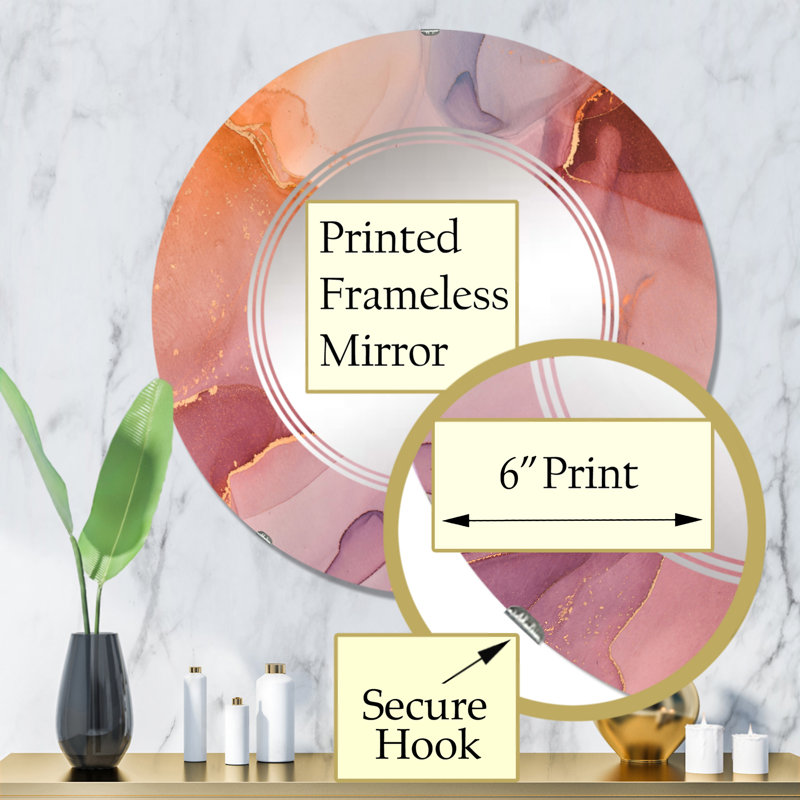 Miroir de salle de bain sans cadre, 32 po x 32 po