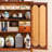 Arched Display Cabinet with Cane Panels-102533957