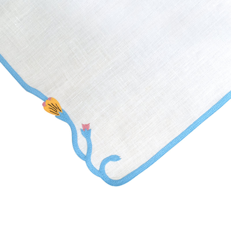 Embroidered Table Linen Table Placemat 18x18 Inch