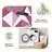 Pink Geometric carpet-easy to clean, machine-washable, soft and comfortable; suitable for door mats, kitchens, living rooms, bedrooms, corridors, and laundry areas. Easy to clean, durable carpet for home decoration.-129890180