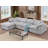 Weikko 143.2" Wide Upholstered Chaise Sectional-847957265