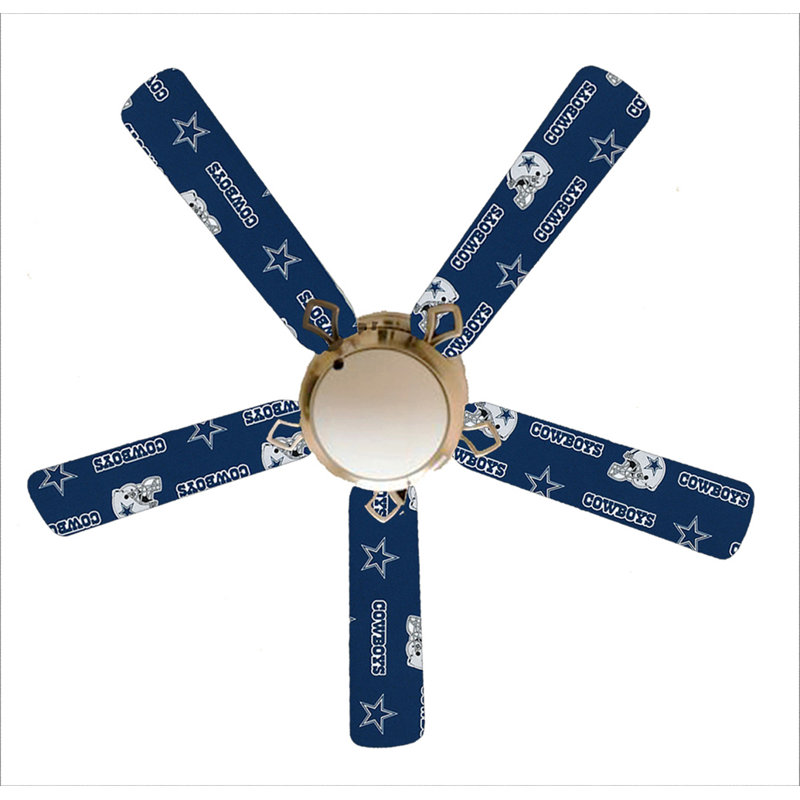 52'' Ceiling Fan with Light Kit, Dallas Cowboys Helmet