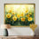 Golden Hour Poppies In Summer I - coquelicots, art mural