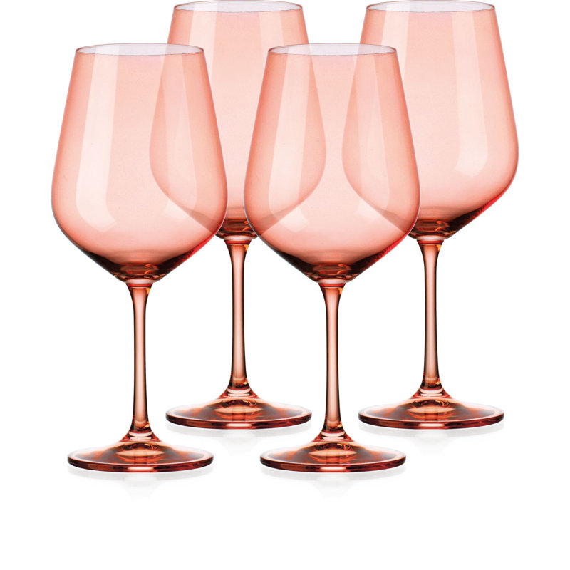 Ensemble de quatre verres à vin rouge