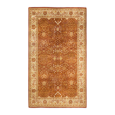 Hayner One-of-a-Kind 5' 2" X 8' 10" 2010s Wool Area Rug in Orange