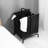 Large 110L 2 Laundry Hamper With Lid, Sorting Cards, Black Cloth Basket For Clothes And Cards Storage