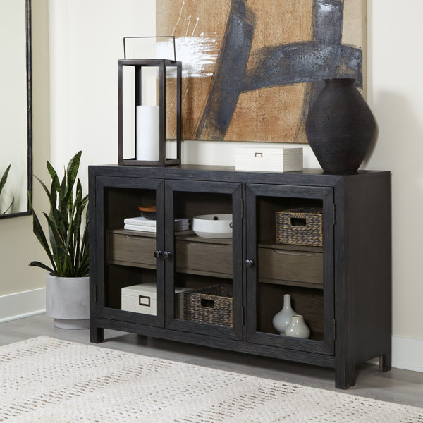 Signature Design by Ashley Lenston 2 - Door Accent Cabinet & Reviews ...