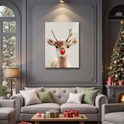 Decki Wrapped Canvas Print