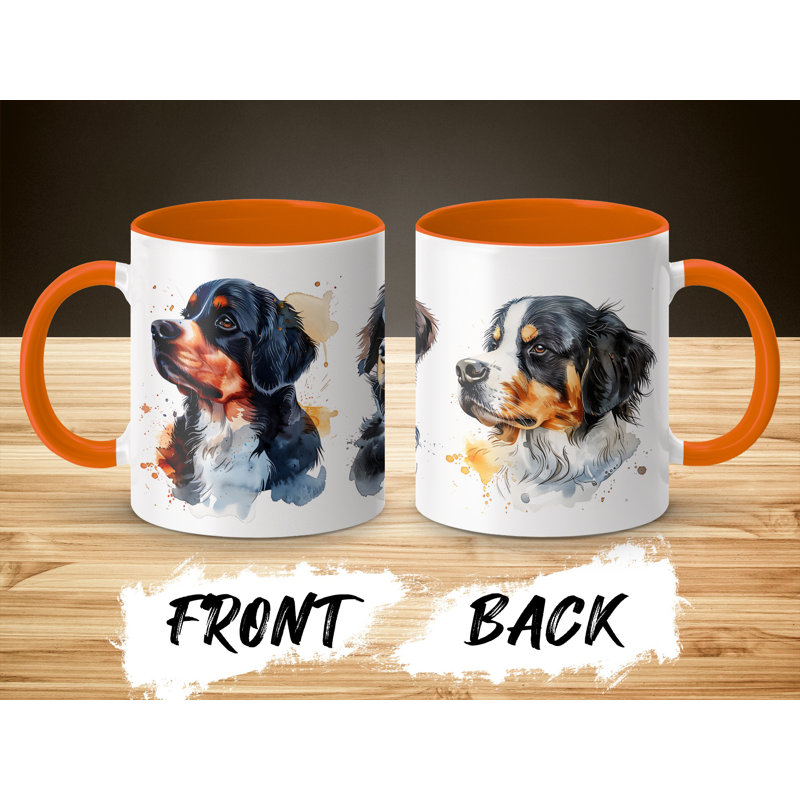 Ceramic Coffee Mug, Orange