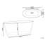 Mailloux 1700mm x 800mm Freestanding Acrylic Bathtub