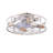 20" Caged Ceiling Fans With Lights And Remote, Bladeless Ceiling Fan 6 Speed Reversible With Remote Control,Flush Mount Caged Ceiling Fan For Bedroom, Living Room--Not Included Bulbs-2052709004