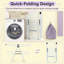 Plastic and Powder Coated Steel Foldable Gullwing Drying Rack