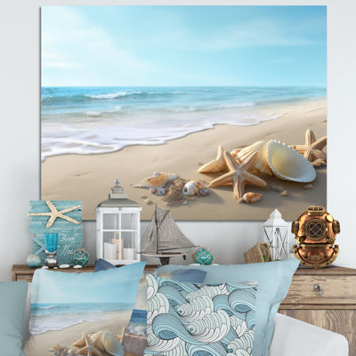 Étoile de mer et coquillages IV - impression