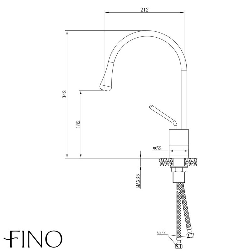 Medium Body Bathroom Basin Faucet With Marble, Silver