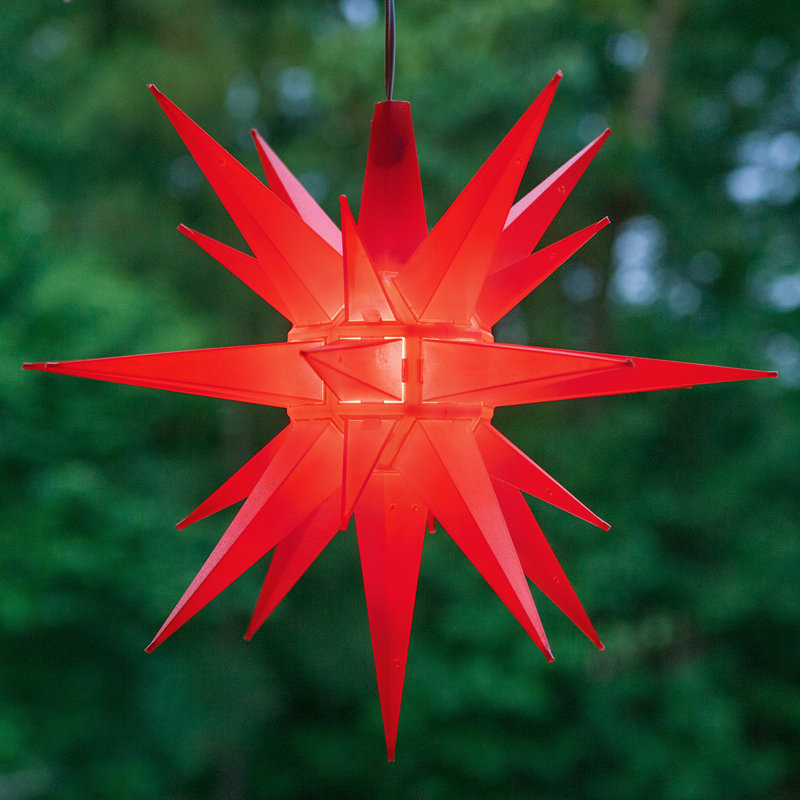 Présentoir d'extérieur Moravian, Rouge
